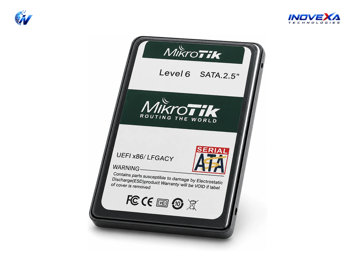 MikroTik RouterOS x86 Level 6 Licensed SATA SSD